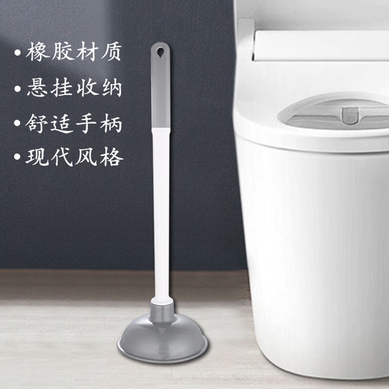 Bộ Bàn Chải Cọ Toilet Cán Dài Đầu Tròn Kèm Đế Tiện Dụng