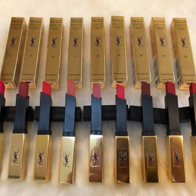 Son ysl slim nhà e còn màu 01 09 10 12 18 21 23