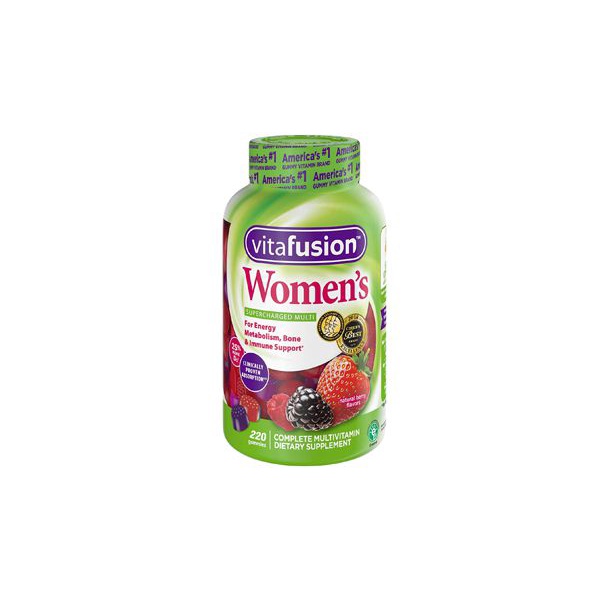 Kẹo Vitamin Cho Nữ Vitafusion Women’s Complete Multivitamin 220 Viên Của Mỹ