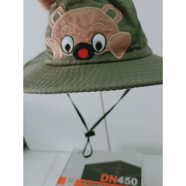 Nón tai bèo thêu hình cún con cho bé từ 2-5 tuổi