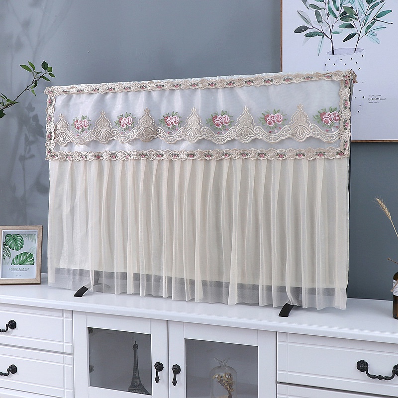 Tấm Vải Ren Phủ TV Chống Bụi Chống Thấm Nước 32-55 inch Ốp