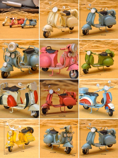 MÔ HÌNH CỔ ĐIỂN VESPA MINI