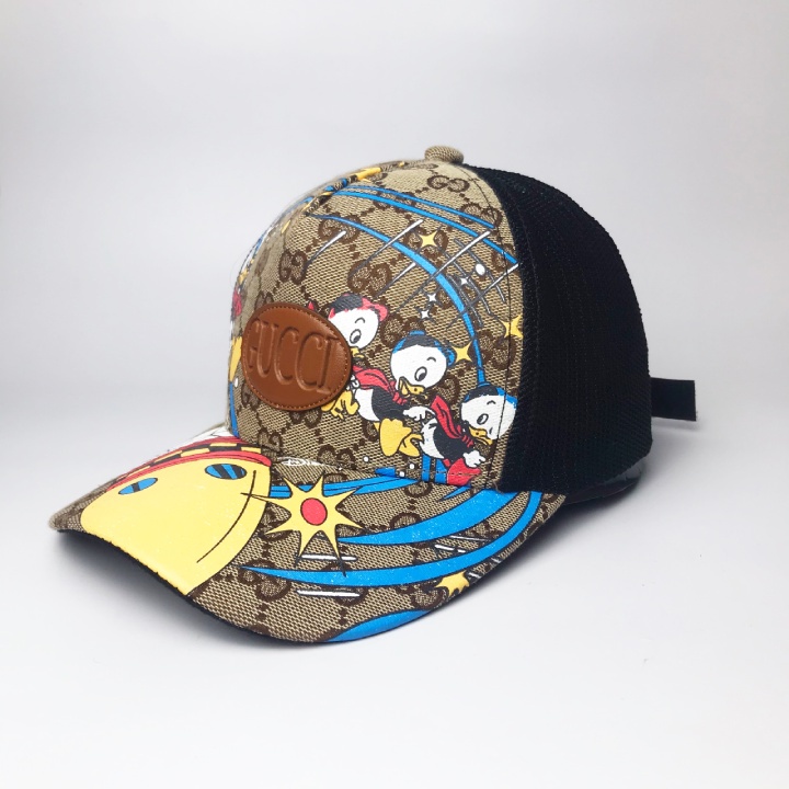 Mũ lưỡi trai Namlevi , nón GC phối lưới in hình vịt Donal form nam nữ