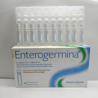  Enterogermina- men tiêu hóa dạng ống của Pháp hộp 20 ống