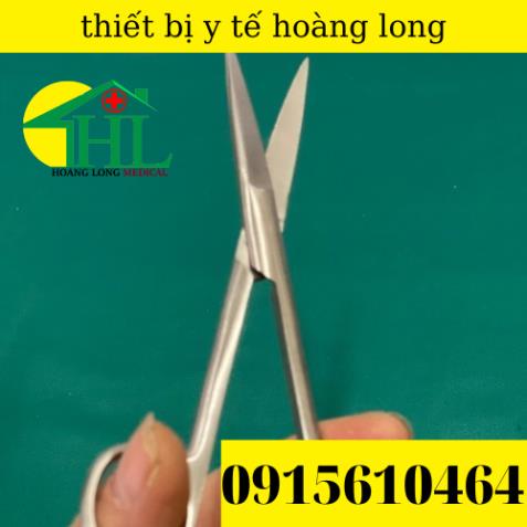 [Hàng Chính Hãng Parkistan] Kéo Y Tế Thẳng Nhọn 16cm- Kéo Cắt Chỉ