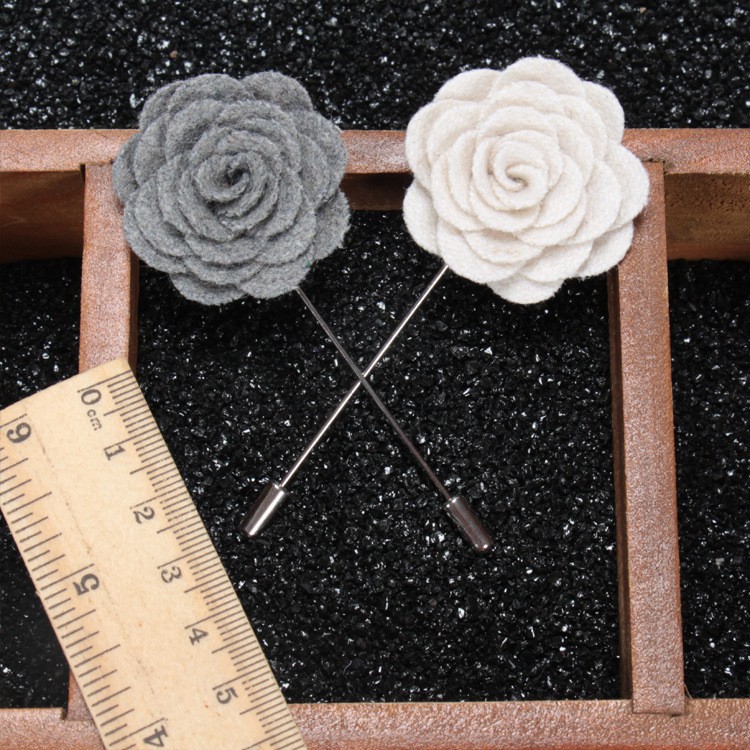 Ghim nơ cài áo nam nữ chất vải dầy dặn GC90