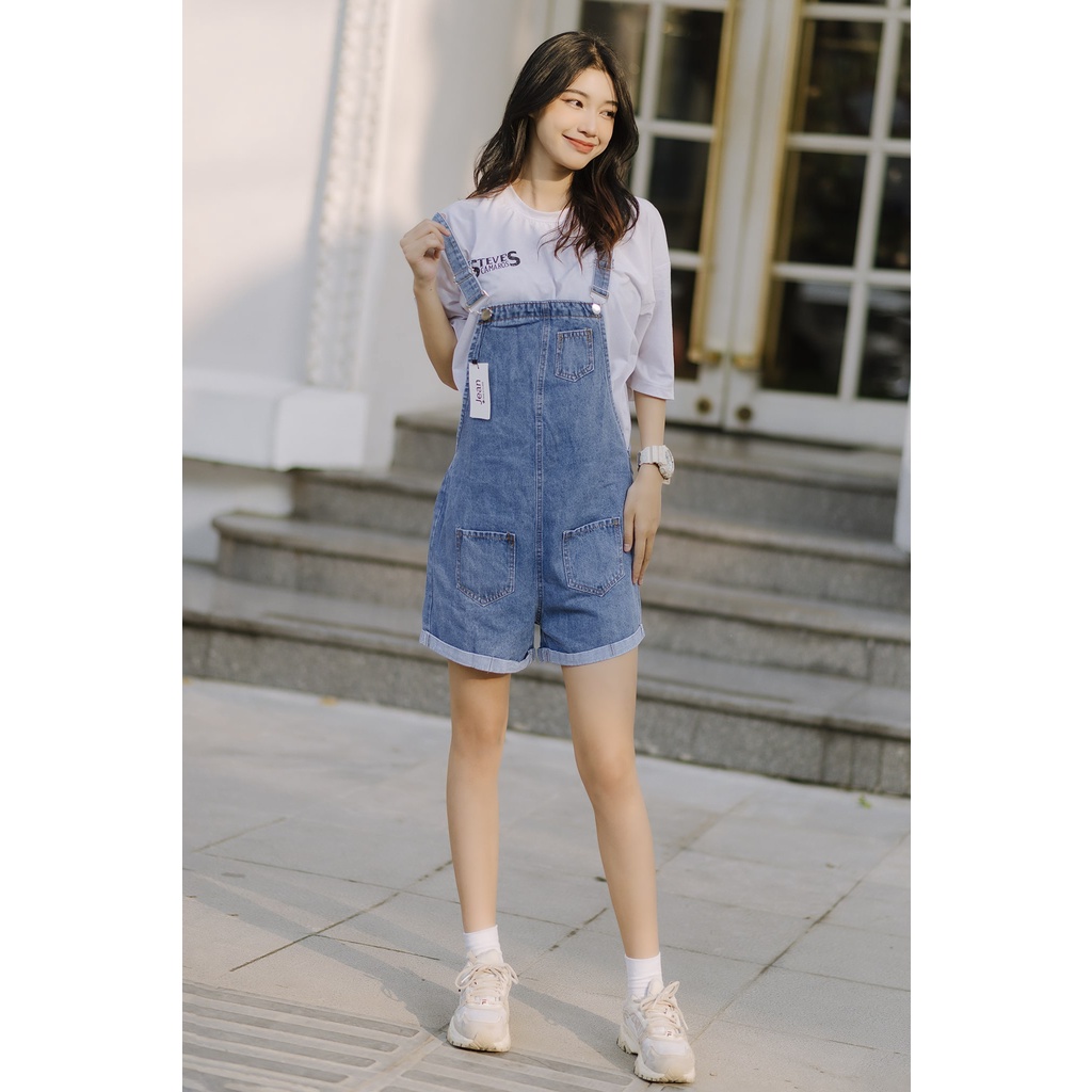 QUẦN YẾM 2 TÚI HAIQUANG SẮN GẤU ULZZANG PHONG CÁCH HÀN QUỐC CHẤT ĐẸP -MÃ HQ02
