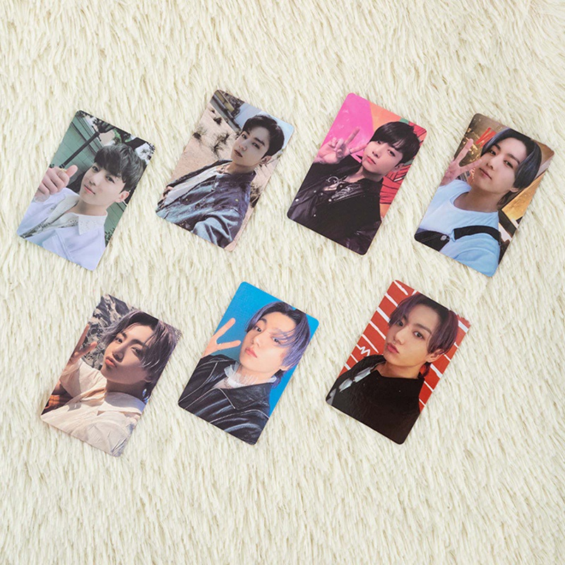 Set 7 tấm thẻ ảnh Lomo Card Jimin V Jungkook RM Jin Suga JHope