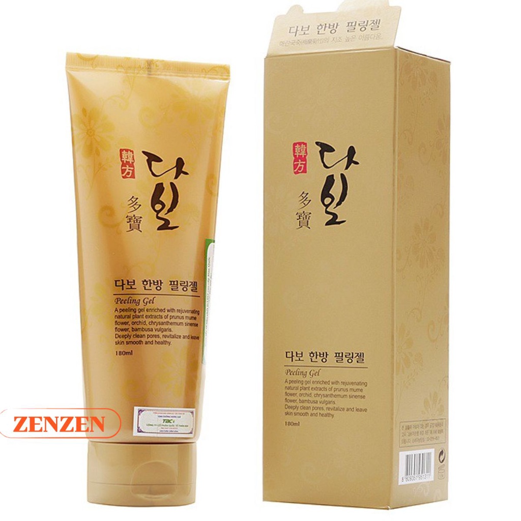 ( MẪU MỚI ) Kem Tẩy Tế Bào Chết , Tẩy Da Chết Dabo Pelling Gel Cao Cấp Hàn Quốc- 180ml