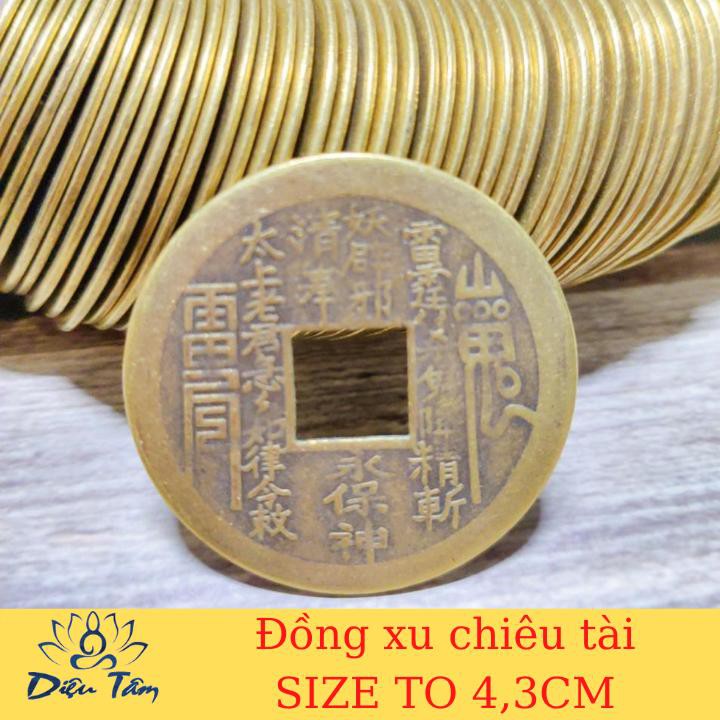 Chuỗi đồng tiền xu Ngũ Đế - Tam Tài - phong thủy chiêu tài rước lộc may mắn