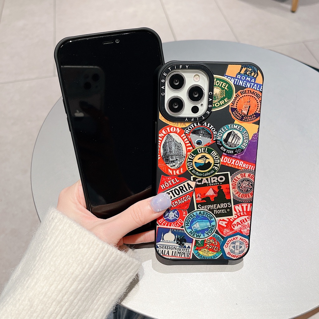 Ốp Điện Thoại Họa Tiết Hoạt Hình Phong Cách Cổ Điển Độc Đáo Cho iPhone13Pro iP12Pro XS iPhone11 12Promax 13Promax 11 12 13 7P