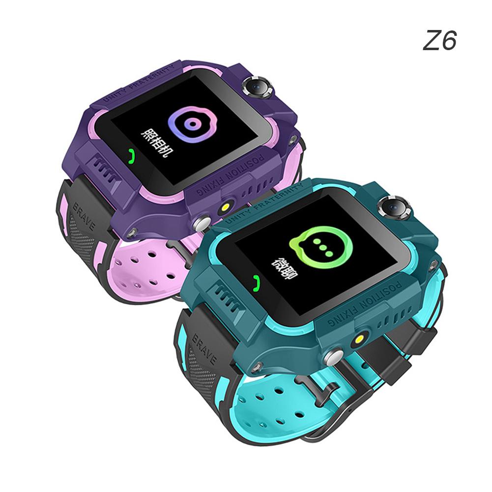 Đồng hồ thông minh trẻ em Z6 thẻ SIM GPS Tracker SOS Đồng hồ thông minh chống mất