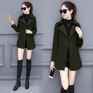 Áo khoác dạ nữ thời trang thu đông