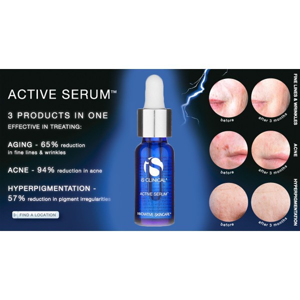 Tinh chất dưỡng da dầu mụn iS Clinical Active Serum
