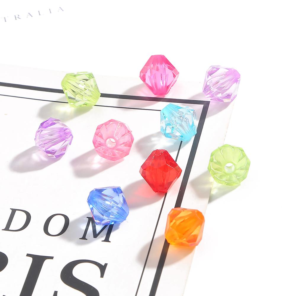 Bộ 50-500 hạt đá nhiều màu sắc kích thước 4 / 6 / 8 / 10mm dùng làm trang sức đẹp mắt 5301