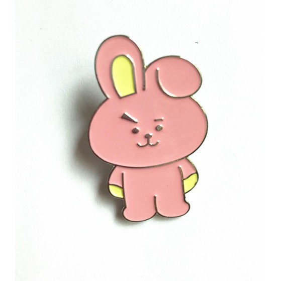 Huy hiệu BT21 nhóm BTS - ẢNH THẬT