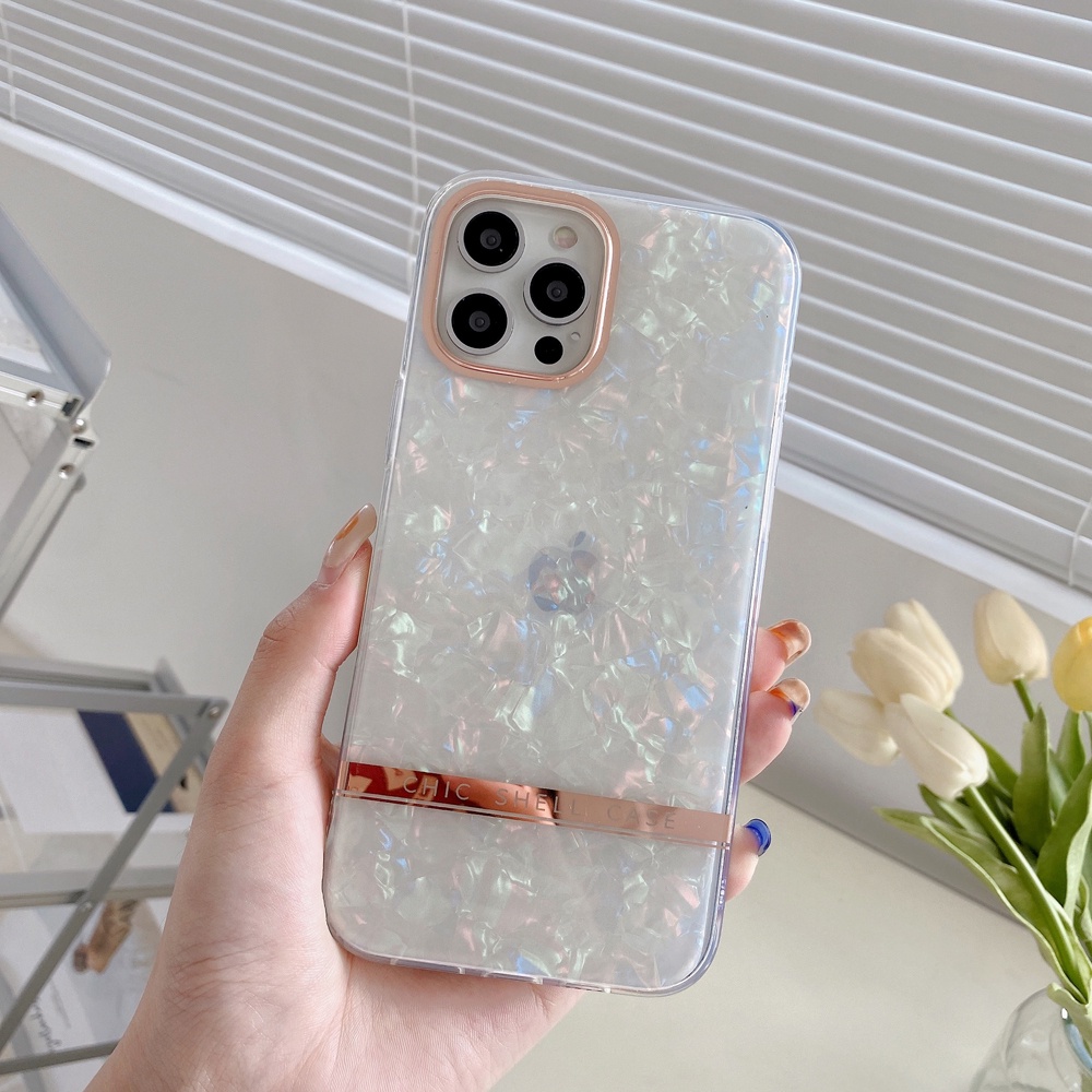 Ốp Điện Thoại Mạ Vàng Sang Trọng Cho Iphone 12 11 Pro Max Xs Max Xr X 8 7 Plus