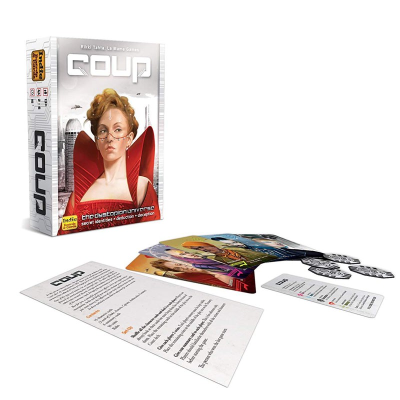 Trò Chơi Thẻ Bài Boardgame Coup - Cuộc Chiến Quyền Lực