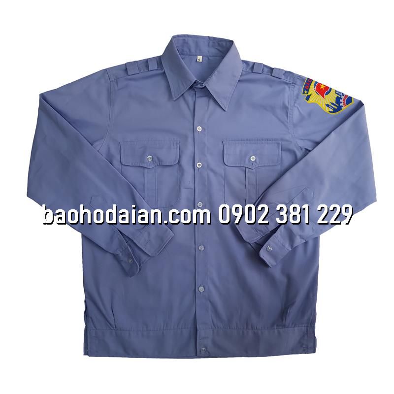 Quần áo bảo vệ dài tay budong nẹp bo màu xanh kèm phụ kiện TT08