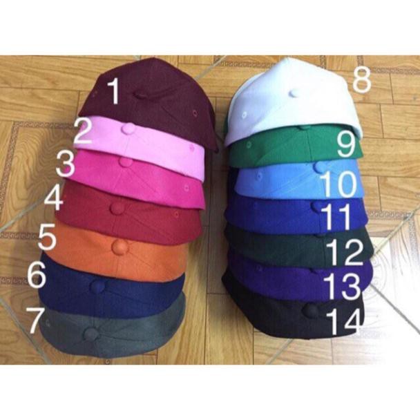 Mũ lưỡi trai kaki đủ màu - khách sỉ ib