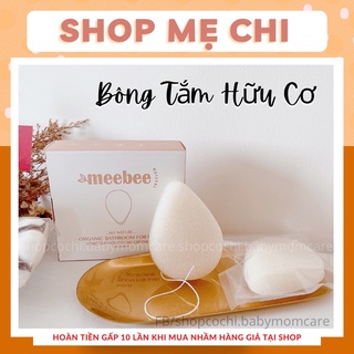 Bông tắm cho bé hữu cơ Meebee cao cấp siêu mềm mại