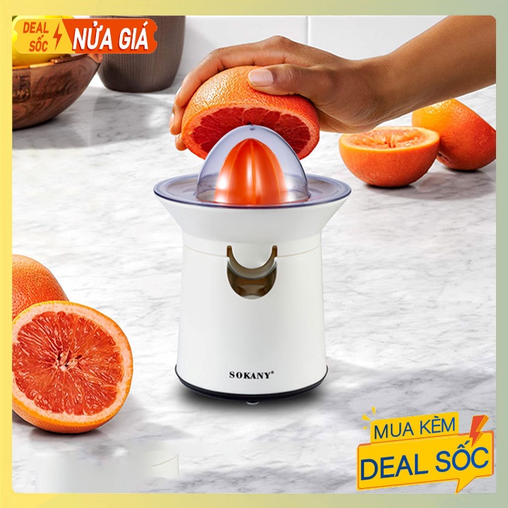 Máy ép cam bằng điện, dụng cụ vắt cam chính hãng SOKANY SK726 Bảo hành 12 tháng