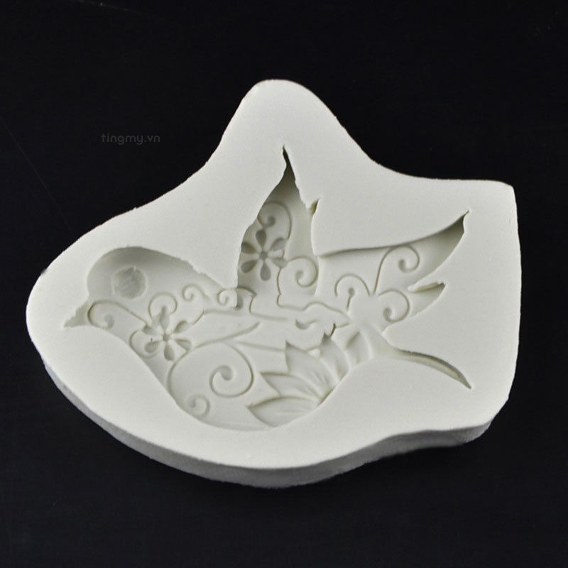 ✨tingmy✨3D Bird Pigeon Flexible Silicone Fondant Mold Cake Pastry Decor Sugarcraft Mould