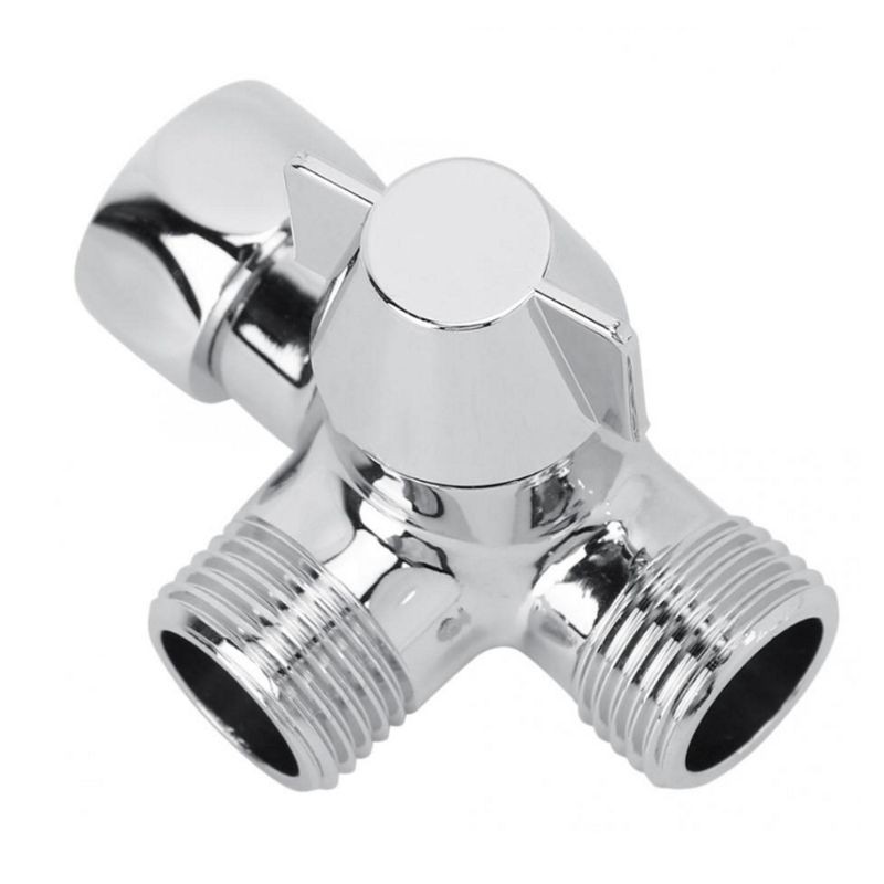 Đầu chia vòi nước hình chữ T 3 chiều dùng cho nhà vệ sinh tiện dụng