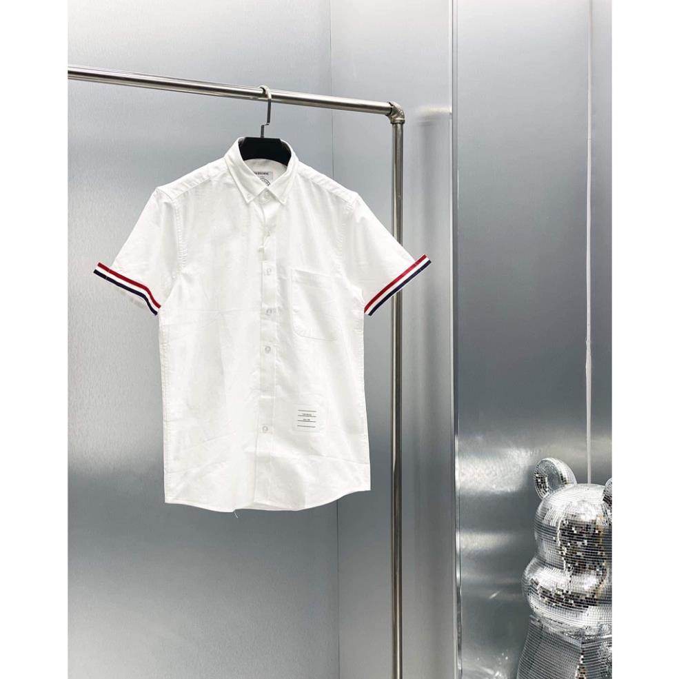 Áo Sơ Mi THOME Ngắn tay Hotrend nam nữ,vải lụa mềm mát ,chất cực đẹp.