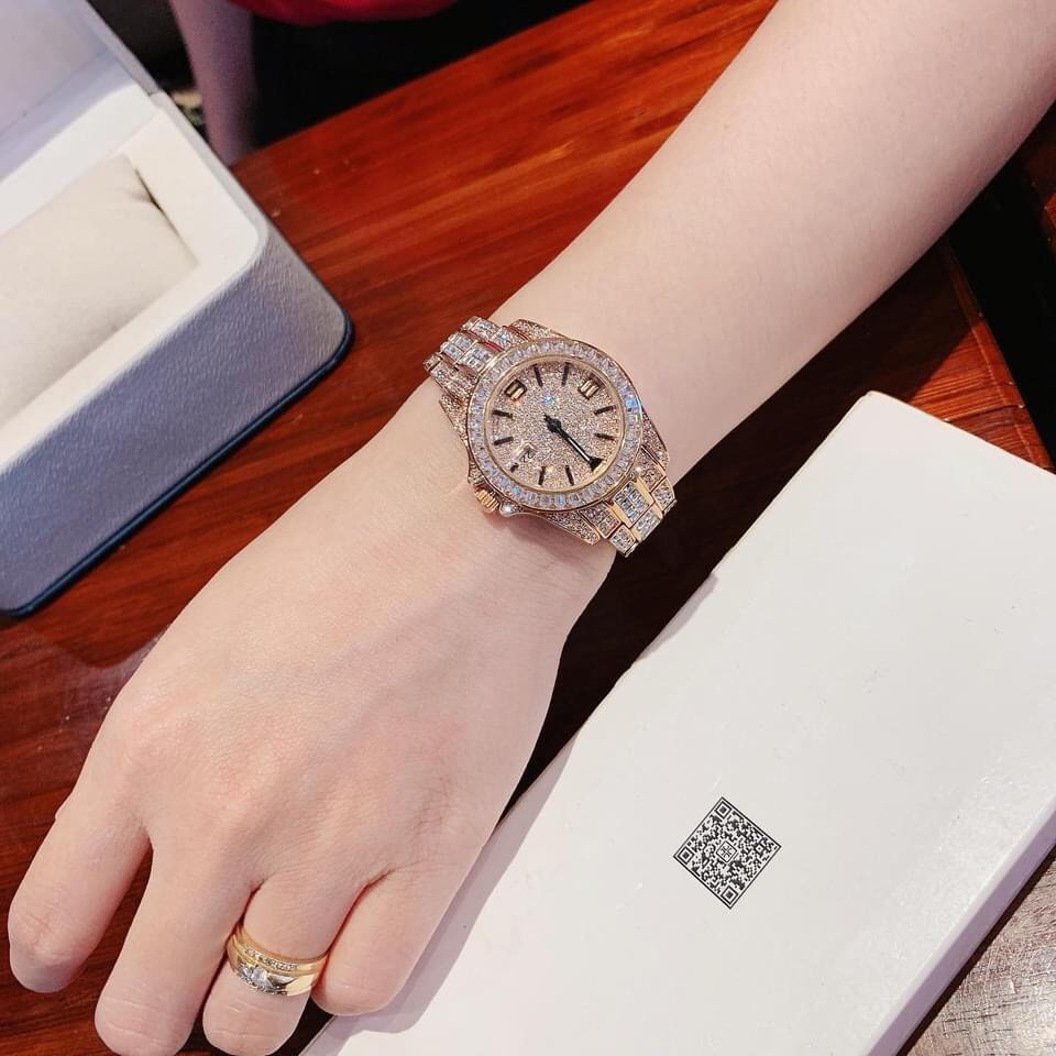 Đồng Hồ Davena Nữ D60313 33mm Rose Gold Authentic