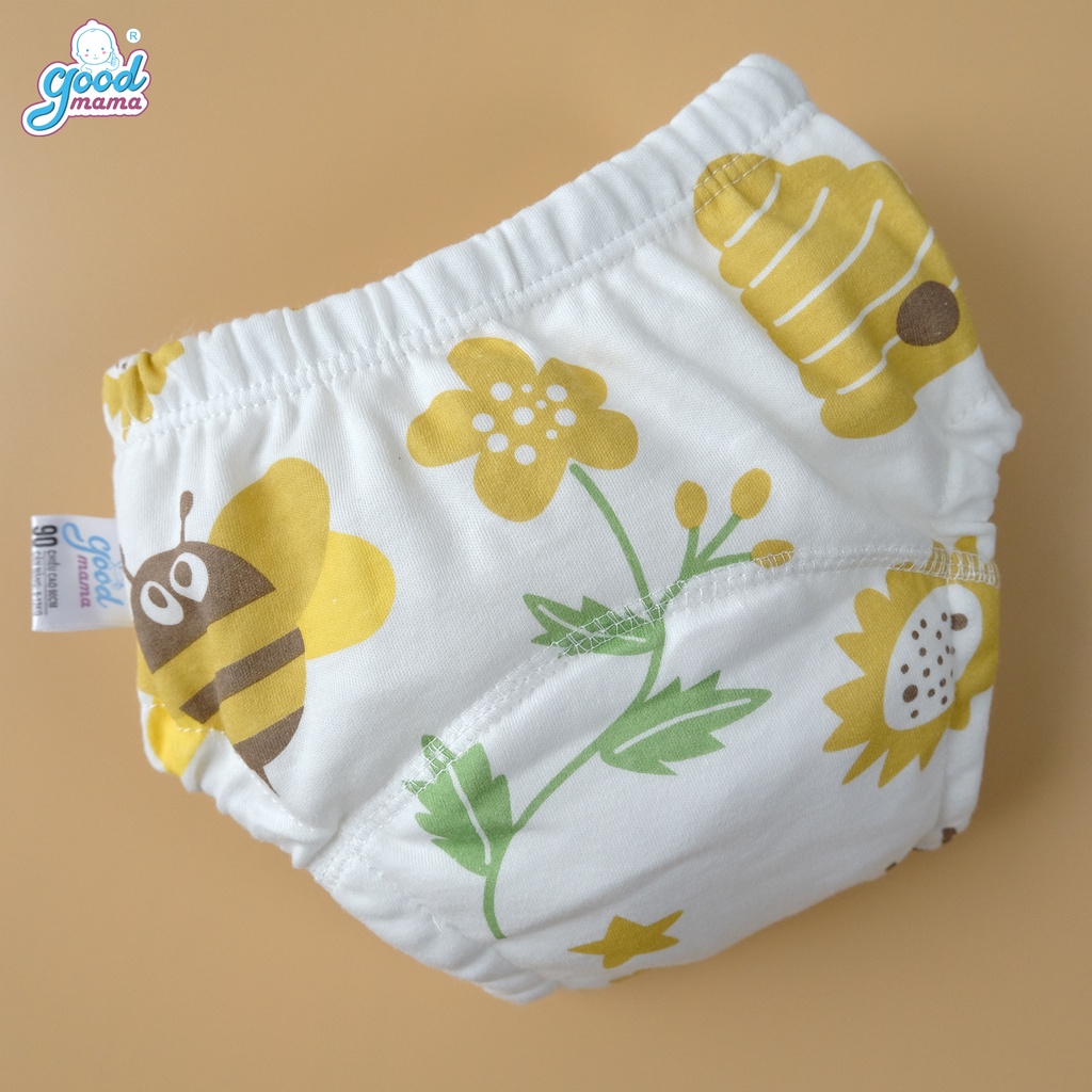 Combo 3/6/9 Quần Tập Bỏ Bỉm Cotton Cho Bé Goodmama