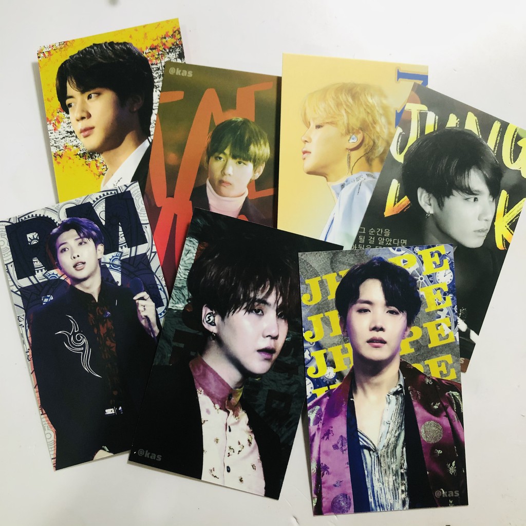 Bộ 7 card BTS (7 thành viên)