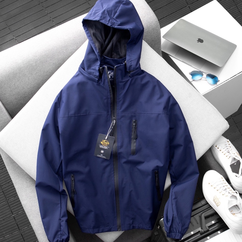 Áo khoác nam áo gió vải dù cao cấp 2 lớp chống nước khoác phong cách Hàn Quốc CAROLLSTOR A01