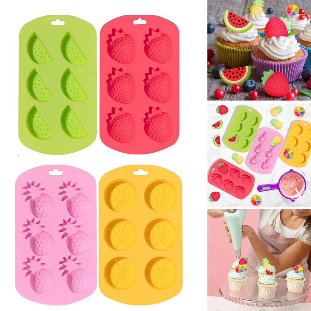 Khuôn Làm Bánh Kẹo Hình Trái Cây Dễ Thương