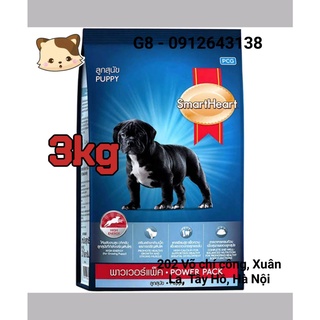 3kg - Thức ăn Smartheart Puppy Power Pack