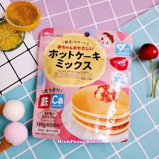 Bột làm bánh pancake Wakodo cho bé 9M+