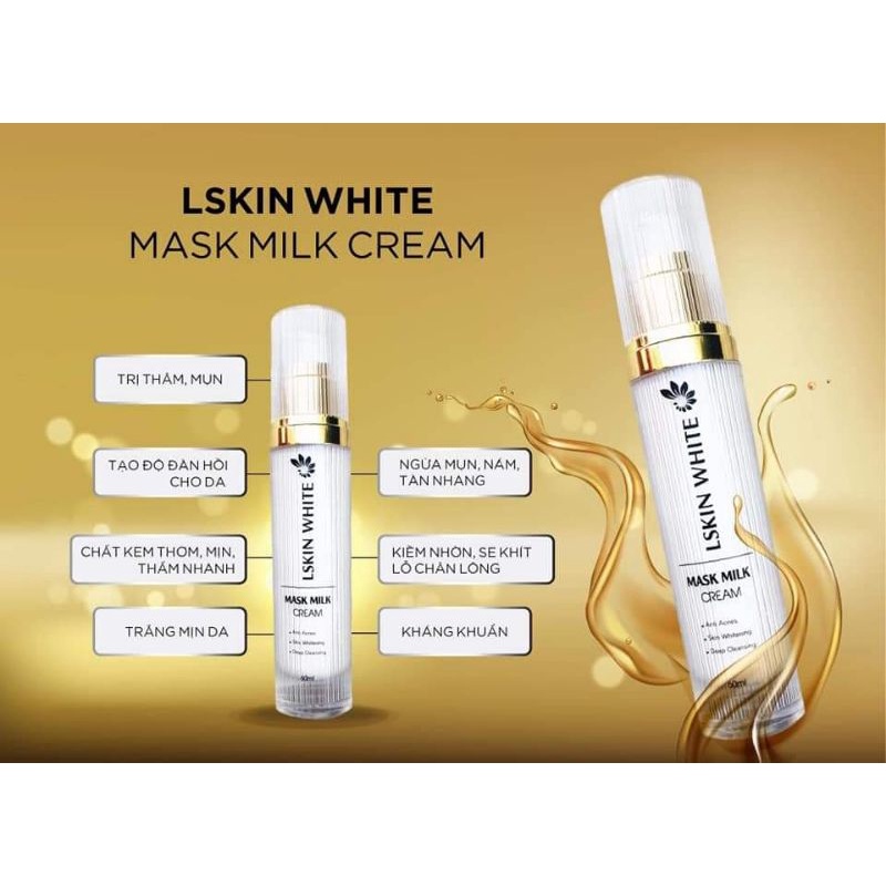 [CHÍNH HÃNG] Ủ TRẮNG KÉN TẰM LSKIN WHITE - MỜ THÂM, CĂNG BÓNG, TRẮNG SÁNG | BigBuy360 - bigbuy360.vn