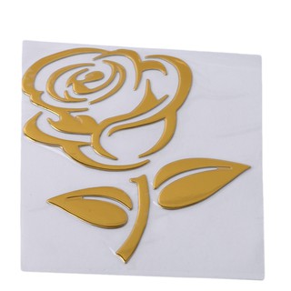 Miếng dán Sticker Hoa hồng nổi 3D