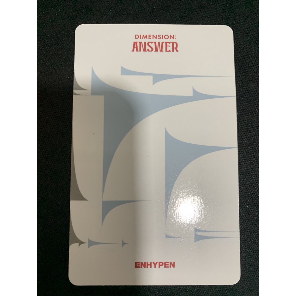 Photocard niki enhypen ver yet. card album random member