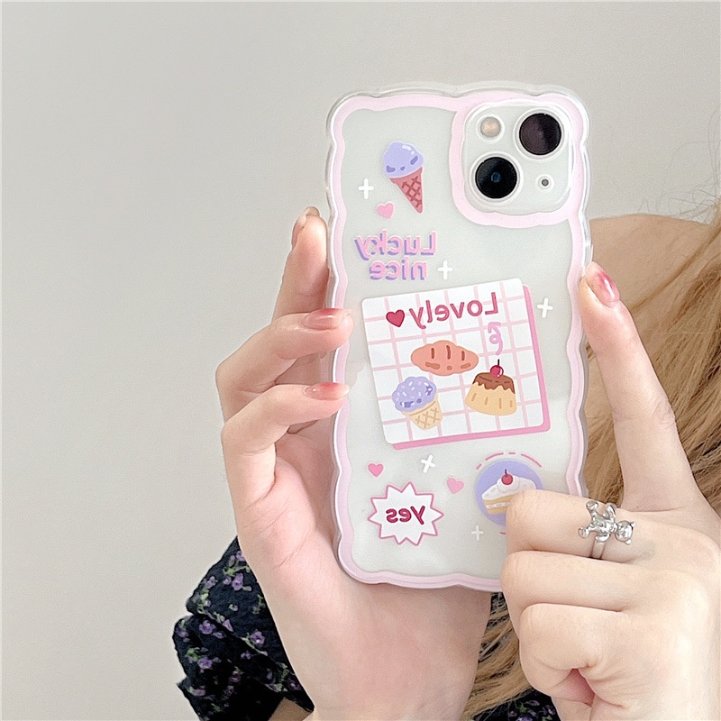 Ốp lưng iphone trong lượn sóng lovely 6/6s/6plus/6splus/7/7plus/8/8plus/xs/11/12/13/14/pro/max/plus/promax TLS13