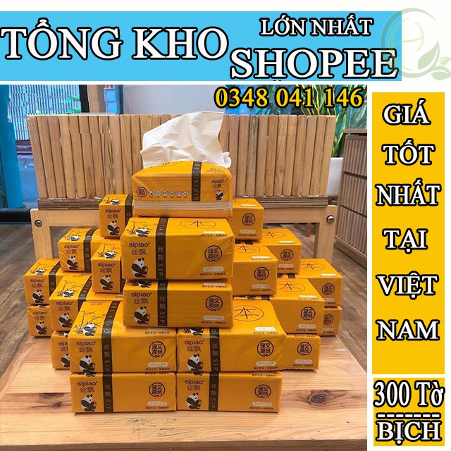 [ FREESHIP ] THÙNG 30 GÓI GIẤY ĂN GẤU TRÚC SIPIAO SIÊU DAI ❤️1 GÓI 300 TỜ❤️ HÀNG CAO CẤP CÓ GIẤY CHỨNG NHẬN AN TOÀN