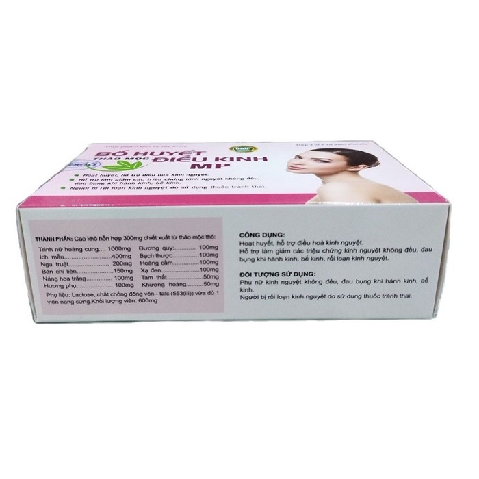 Bổ huyết điều kinh MP - Giúp điều hòa kinh nguyệt , giảm đau bụng kinh , kinh nguyệt không đều ,rối loạn kinh nguyệt..
