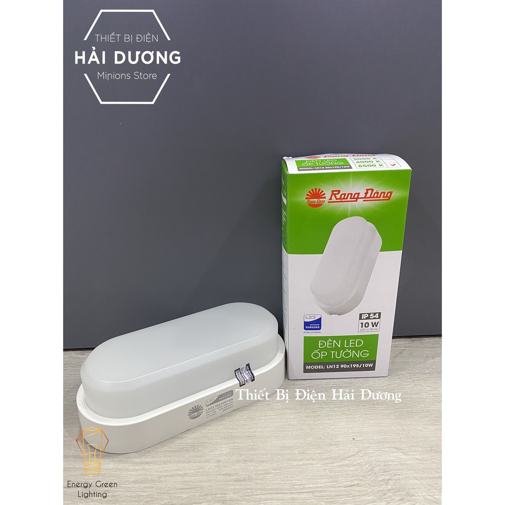 Đèn LED Ốp Tường D LN12L 90x195/10W Rạng Đông - Siêu Sáng - Siêu Tiết Kiệm Điện - Ánh Sáng Trắng