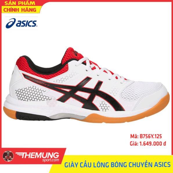 salle [Siêu Sale] [B756Y.125] Giày Cầu Lông Bóng Chuyền Nam Asics Gel-Rocket 8 . :)) new ✔️ new ⁹ * .,., >