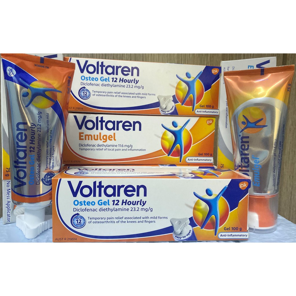 Dầu xoa bóp dạng gel Voltaren Úc