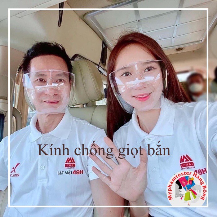 (SIÊU HOT) Khẩu trang nhựa trong suốt chống giọt bắn