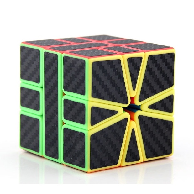 ✔️✔️ Khối Rubik Square -1 SQ-1 Rubik Biến Thể CARBON 6 Mặt Sticker FN1010 - XOAY TRƠN MƯỢT