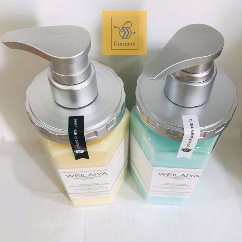 Bộ gội xả phục hồi đa tầng ủ nấm Truffle Weilaiya phục hồi tóc khô xơ, yếu, hư tổn