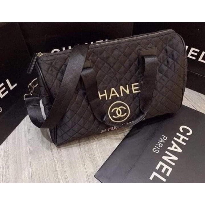 Túi trống du lịch trần trám thêu logo siêu đẹp