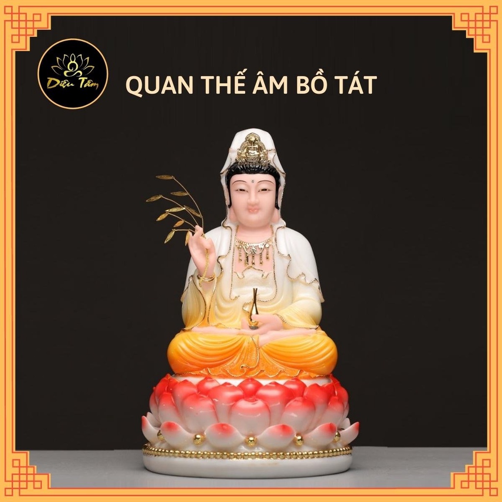 Tượng phật quan âm bồ tát,tượng phật thích ca mô ni, tượng phật địa tạng vương bồ tát ta bà tam thánh kích thước 19x30cm